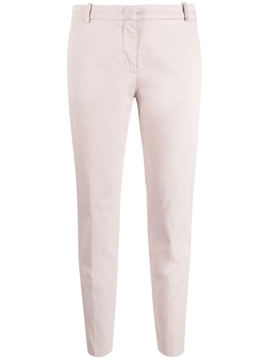 Mid-Rise Cropped Trousers