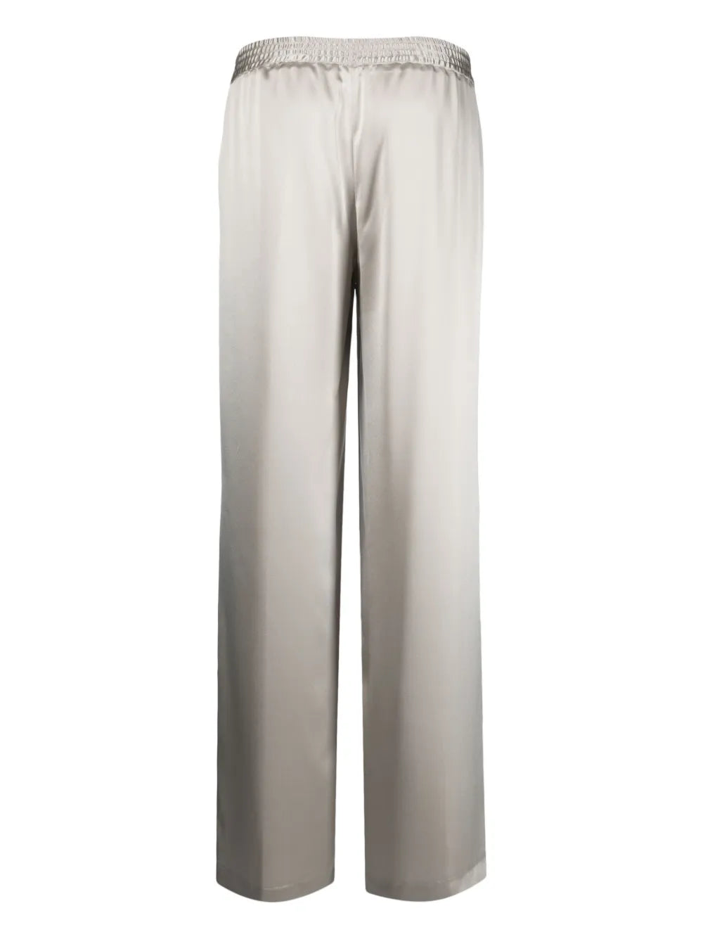 Straight-Leg Satin Trousers