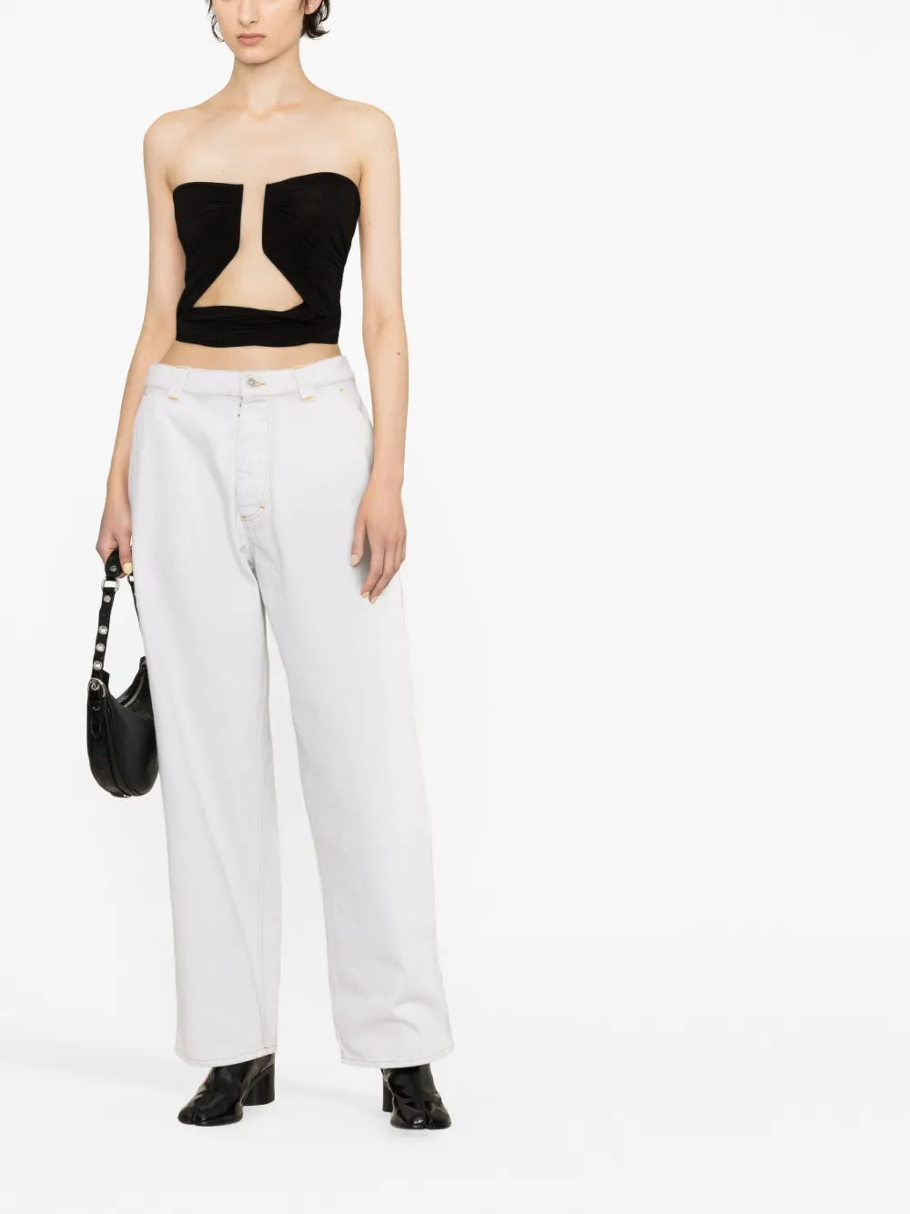 Mid-Rise Wide-Leg Jeans