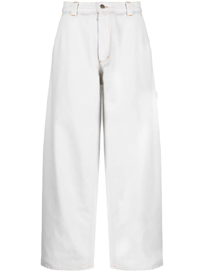 Mid-Rise Wide-Leg Jeans