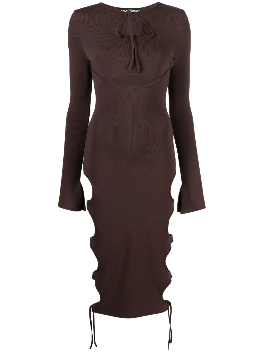 Cut-Out Midi Dress