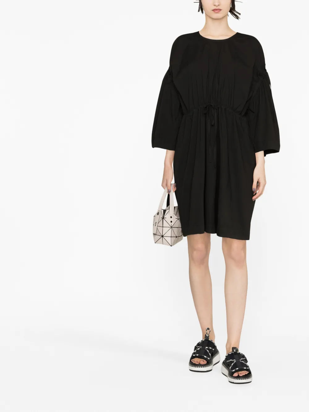 Puff-Sleeve Minidress
