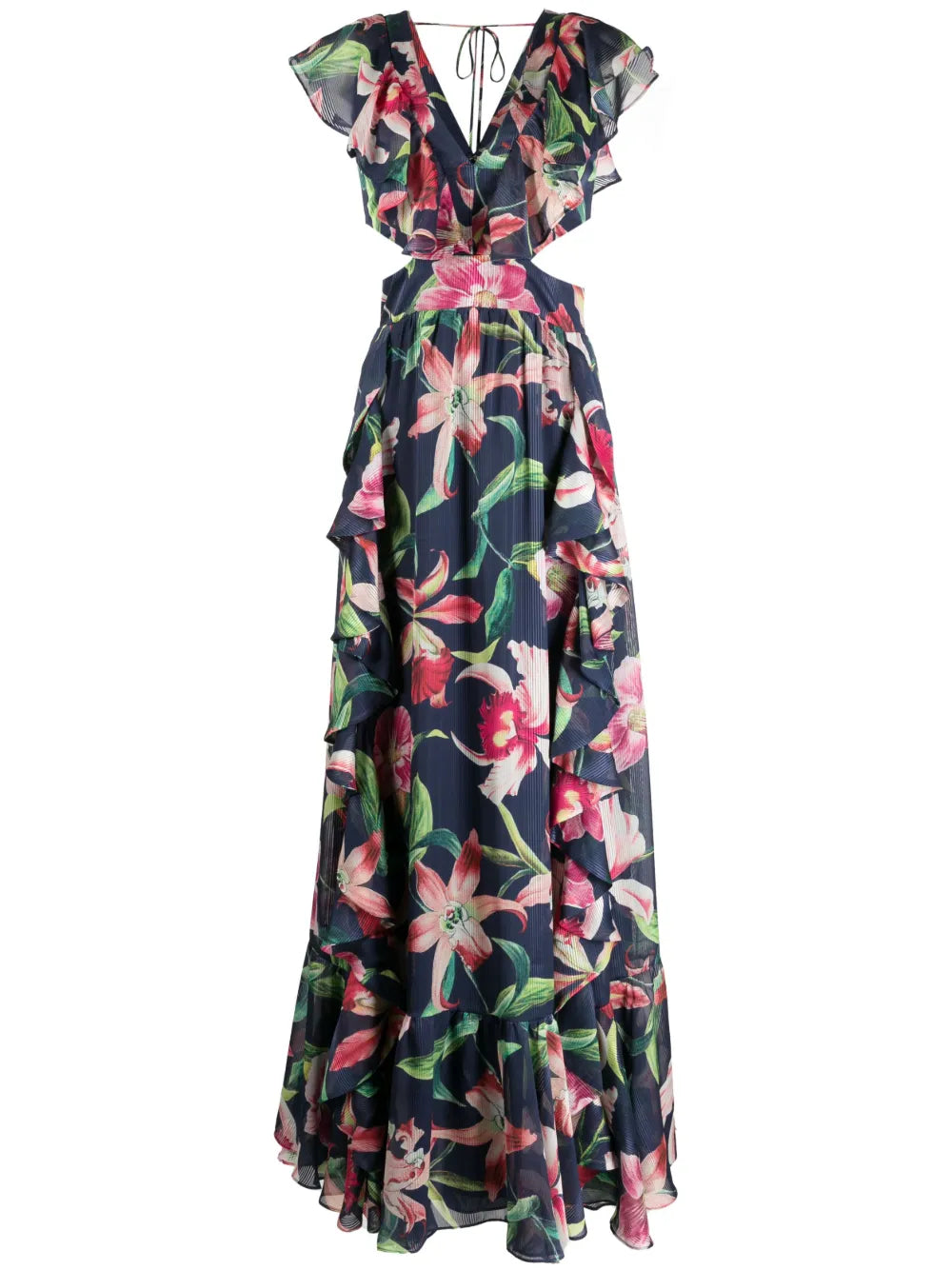 Lealia V-Neck Maxi Dress