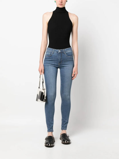 High-Rise Skinny Jeans