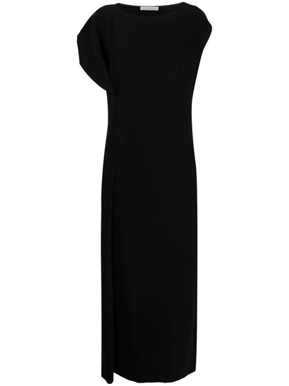 Blathine Asymmetric Midi Dress