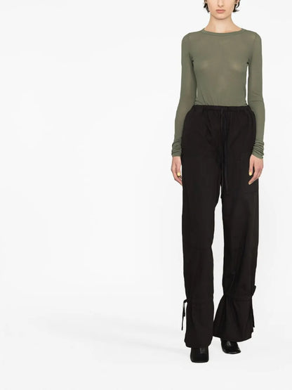 Drawstring Parachute Trousers