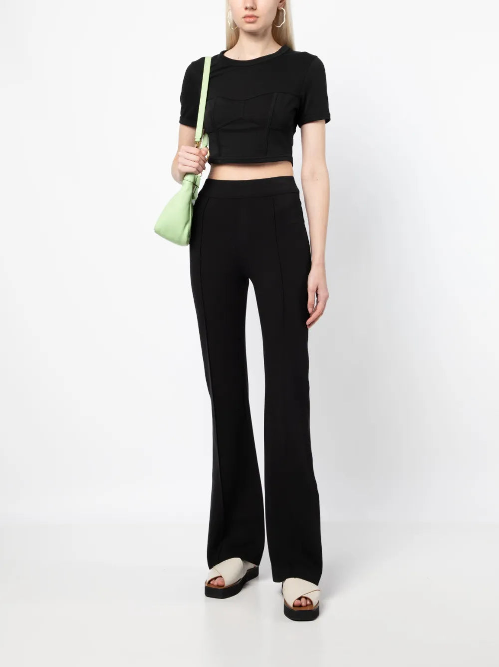 Wren Round-Neck Cropped T-Shirt