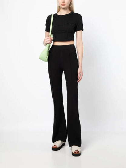 Wren Round-Neck Cropped T-Shirt