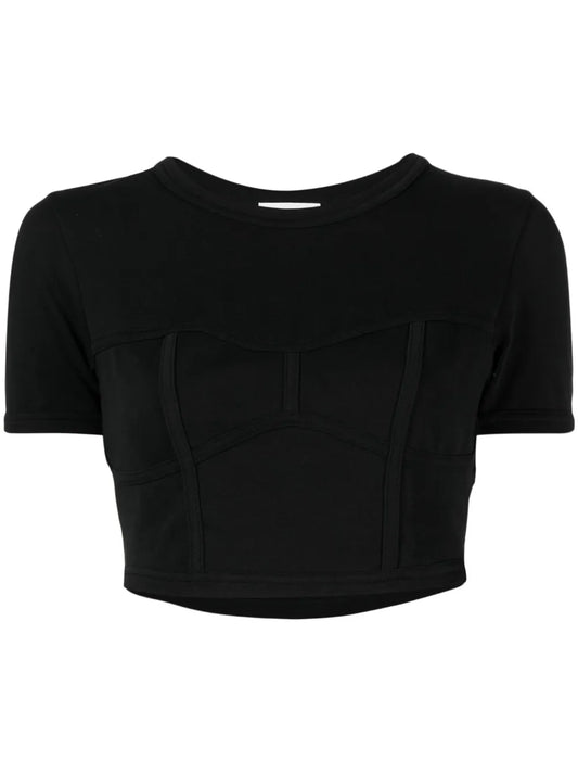 Wren Round-Neck Cropped T-Shirt