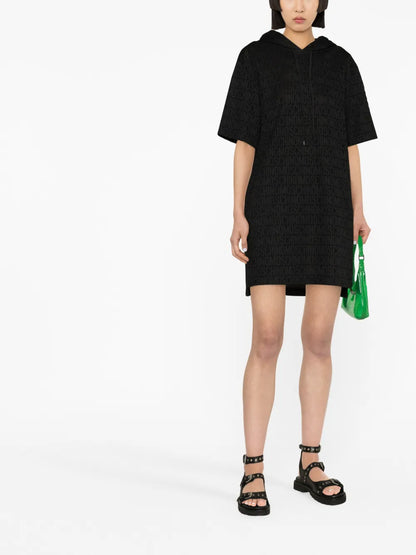 Logo-Print Mini Dress