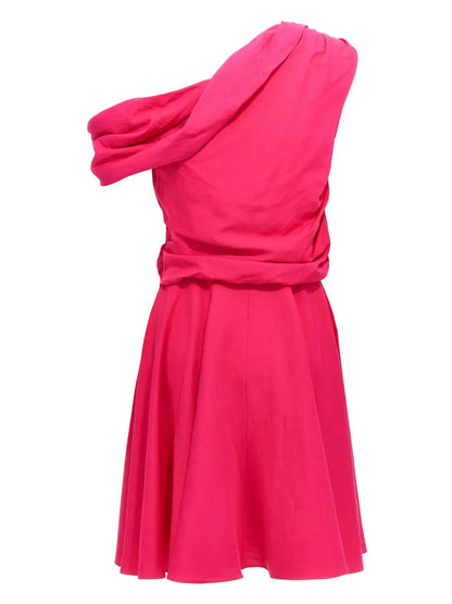 Draped Mini Dress
