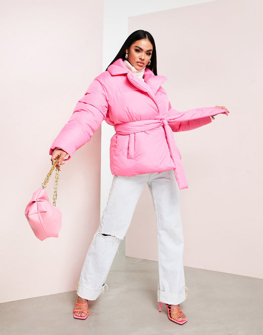 Wrap Puffer Coat