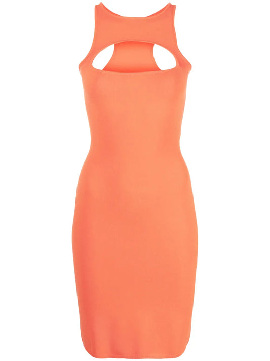 Cut-Out Knitted Dress