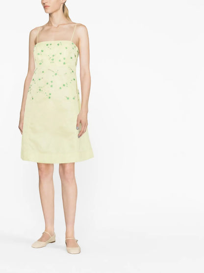 Bead-Embellished Mini Dress