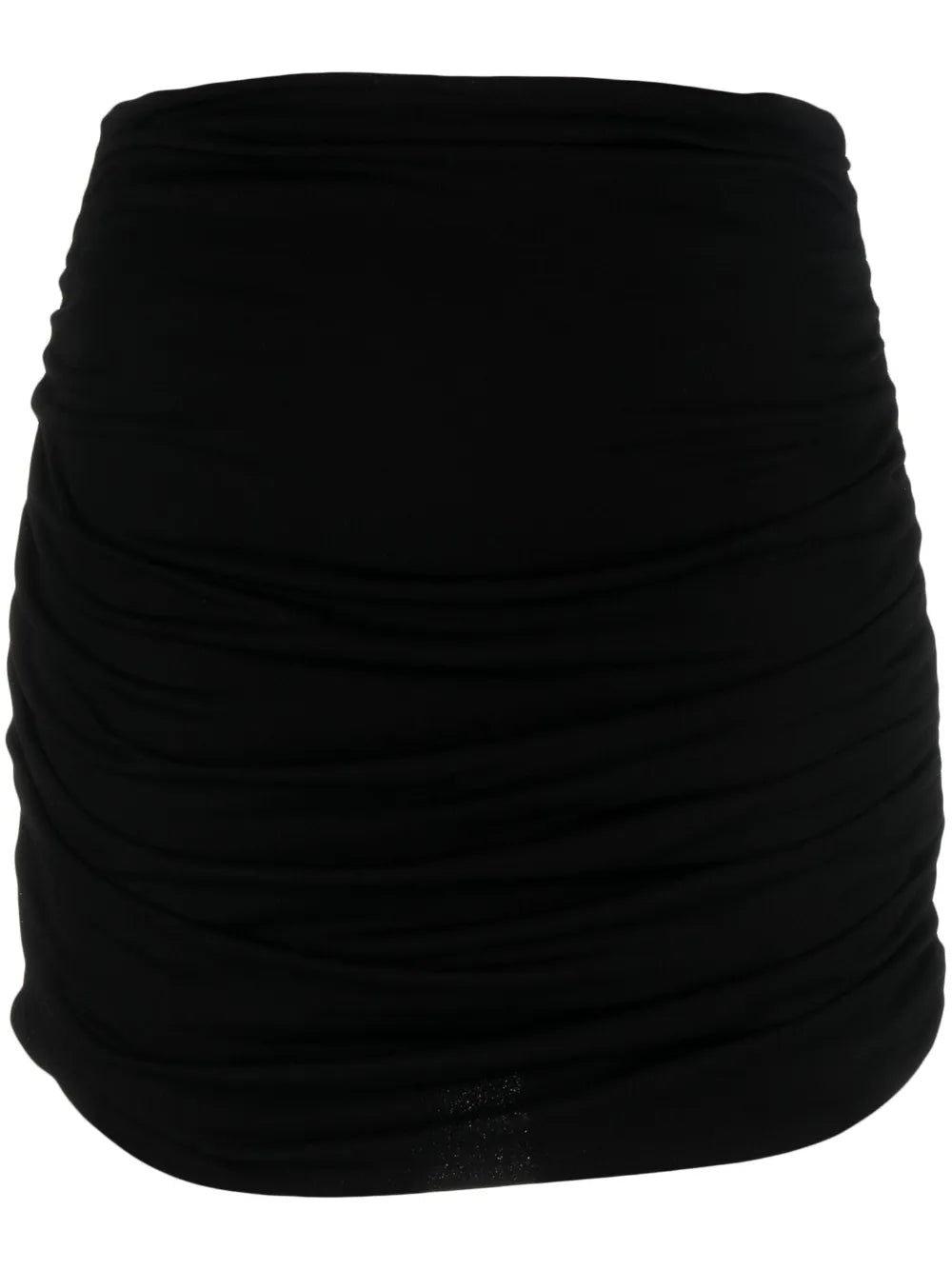 Ruched High-Waisted Mini Skirt