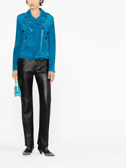 Suede Biker Jacket