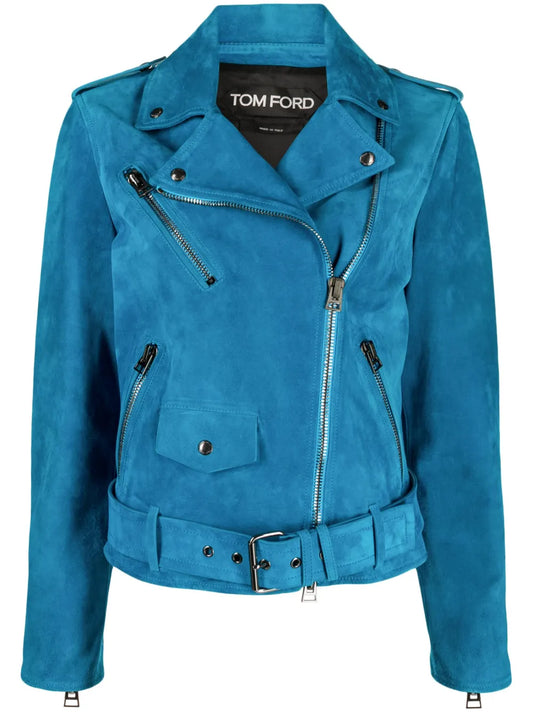 Suede Biker Jacket