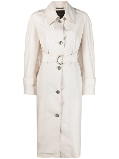 Belted Single-Breasted-Coat