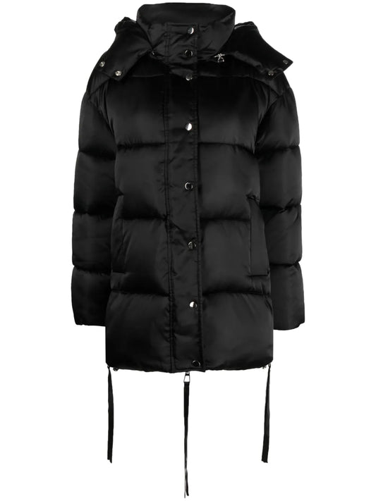 Detachable-Hood Puffer Jacket