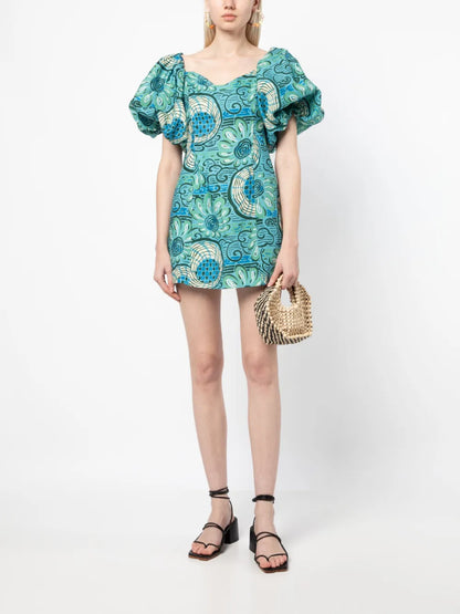 Dali Graphic-Print Minidress