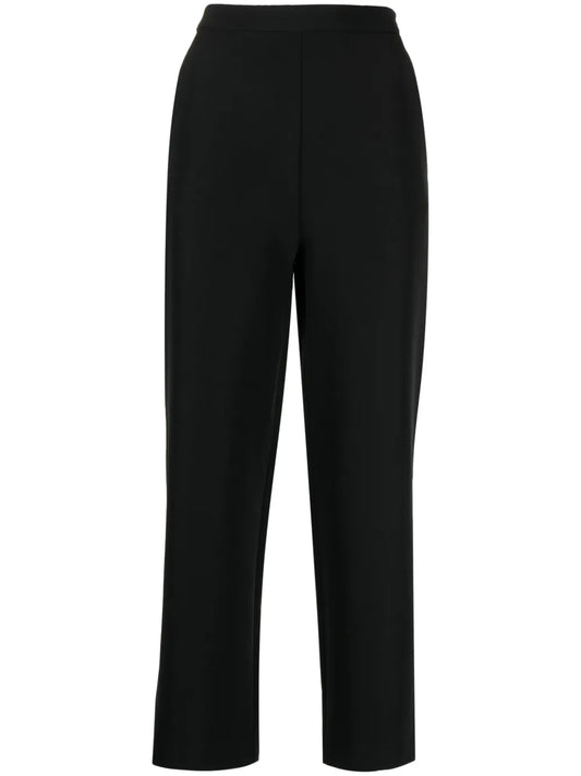 High-Waisted Cropped Trousers