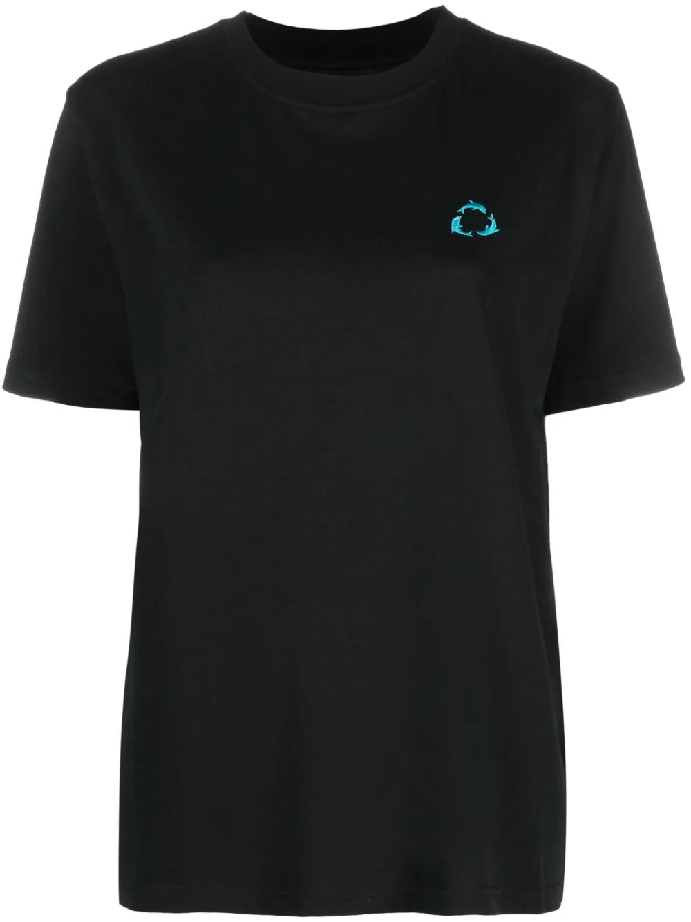 Slogan-Print Crew-Neck T-Shirt