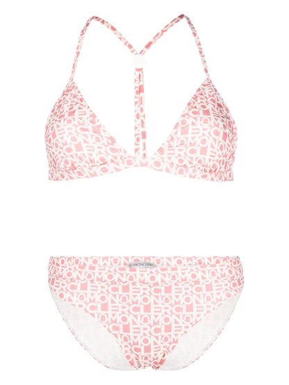 Logo-Print Bikini