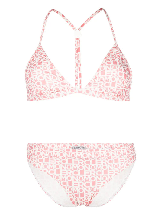 Logo-Print Bikini