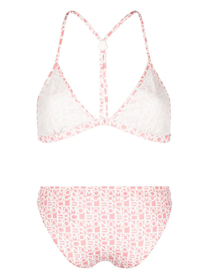 Logo-Print Bikini