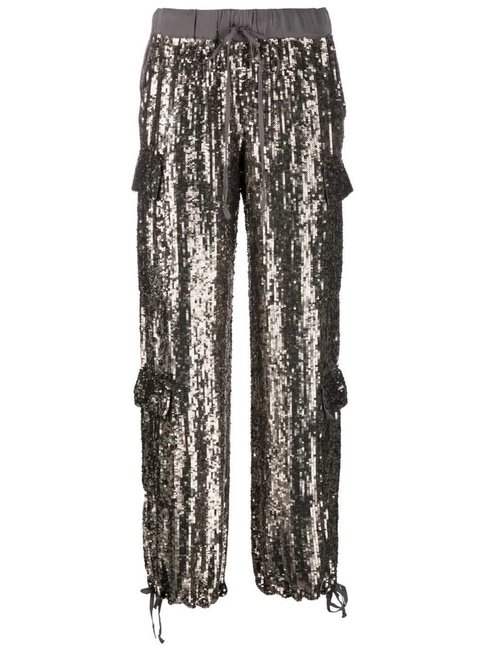 Gamma Sequin-Embellished Trousers