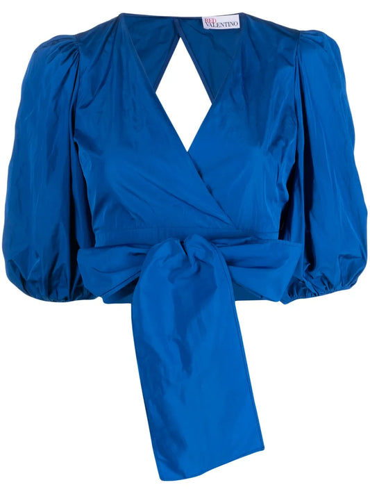 Wrap Design Cropped Top