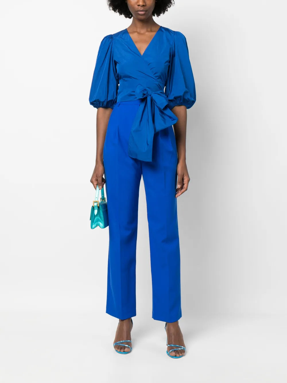 Wrap Design Cropped Top