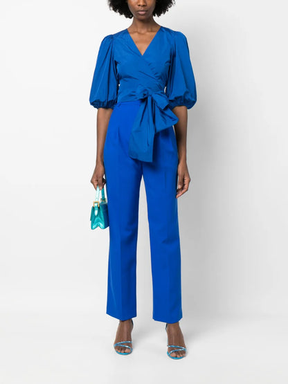 Wrap Design Cropped Top