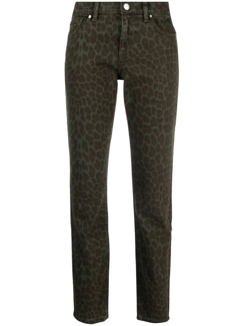 Cleo Leopard-Print Trousers