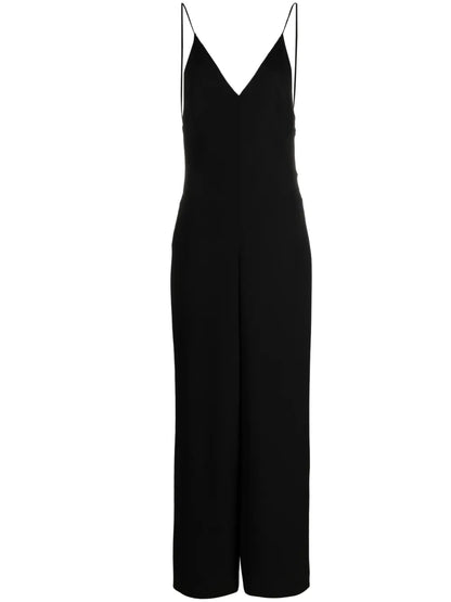 V-Neck Sleeveless Jumpsuit