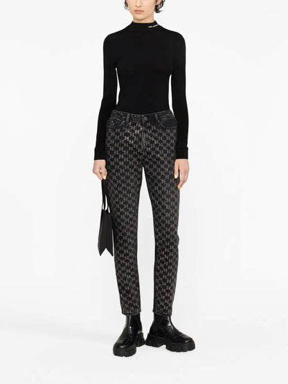 Logo-Embroidered Roll-Neck Jumper