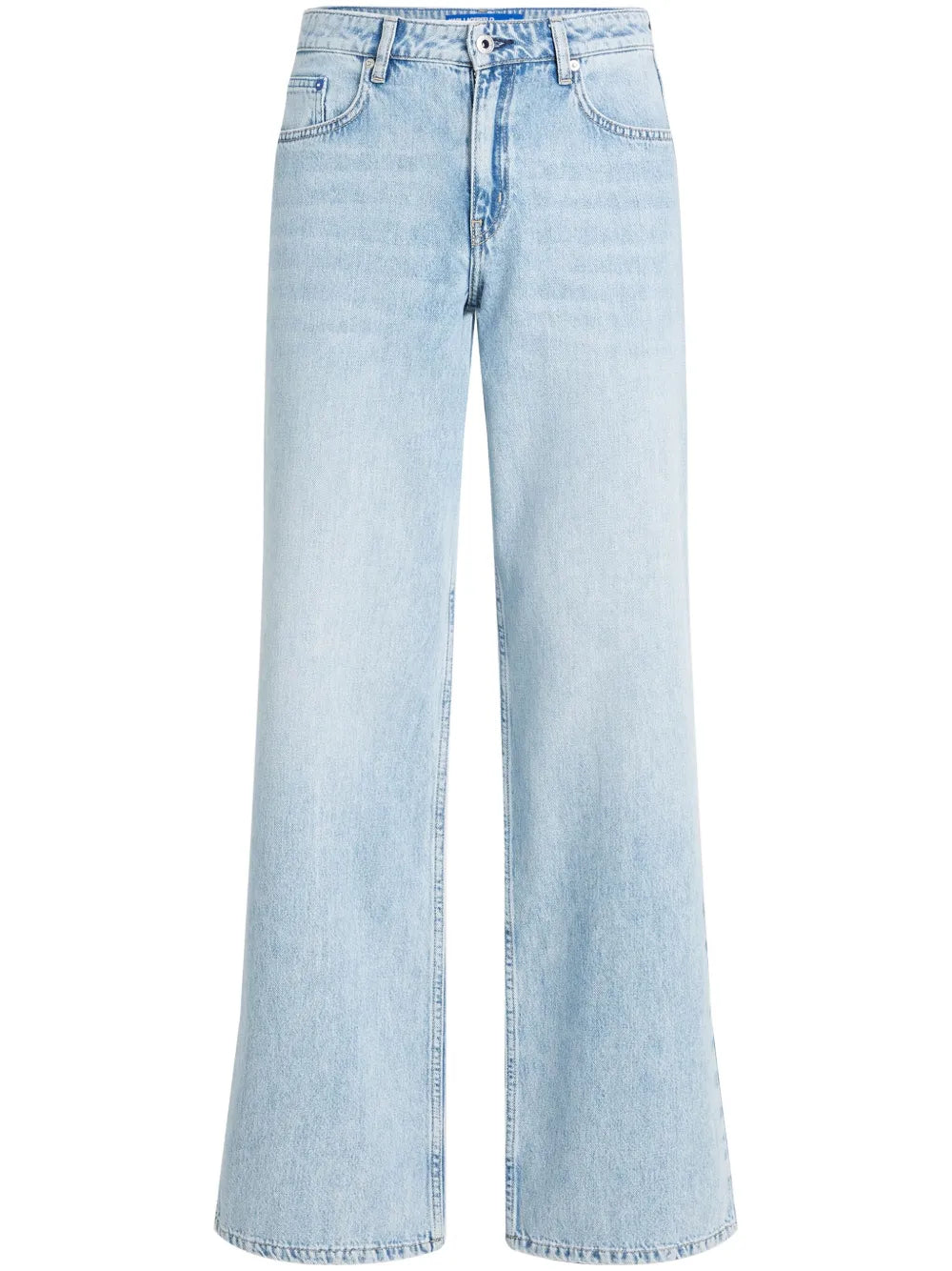 Mid-Rise Wide-Leg Jeans