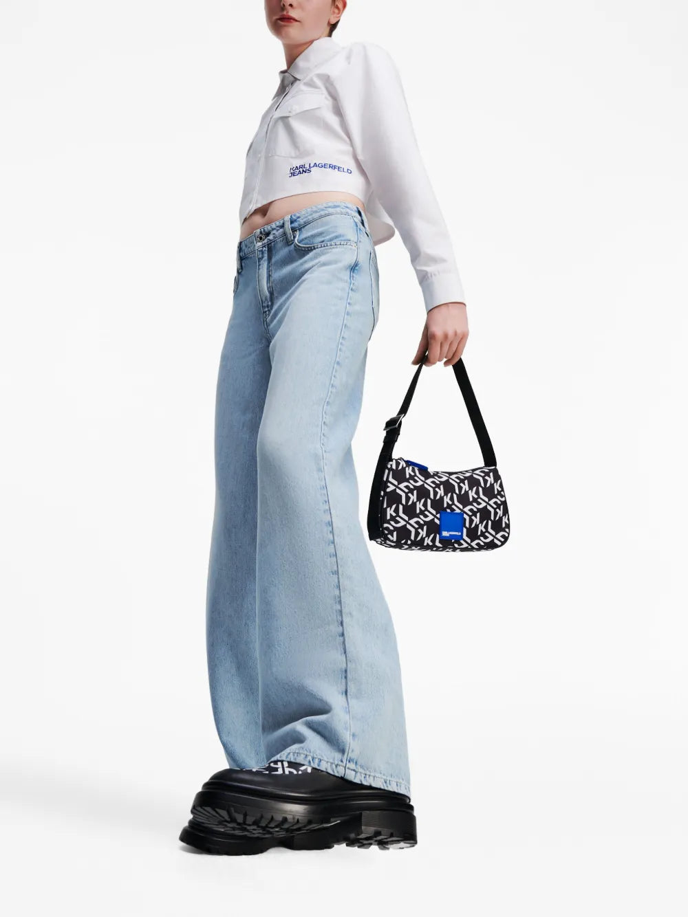 Mid-Rise Wide-Leg Jeans