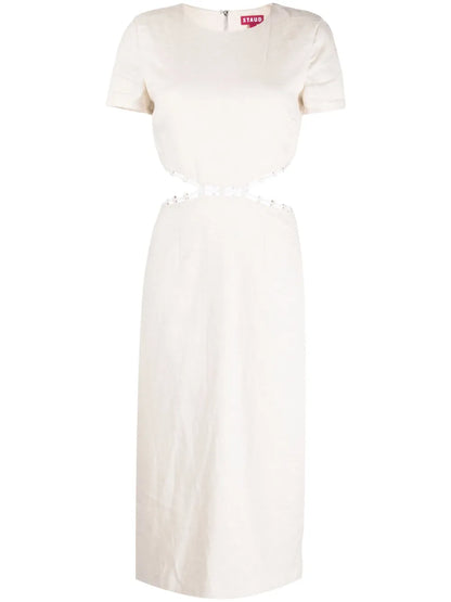 Matteo Linen Midi Dress