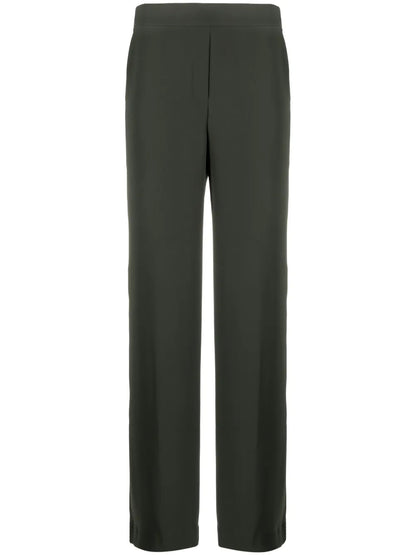 Low-Rise Straight-Leg Trousers