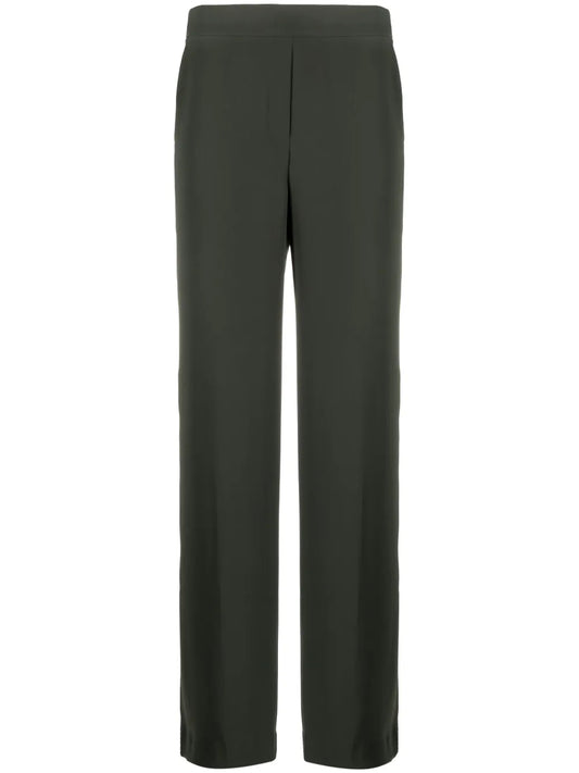 Low-Rise Straight-Leg Trousers