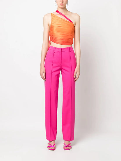 Gradient-Effect One-Shoulder Top