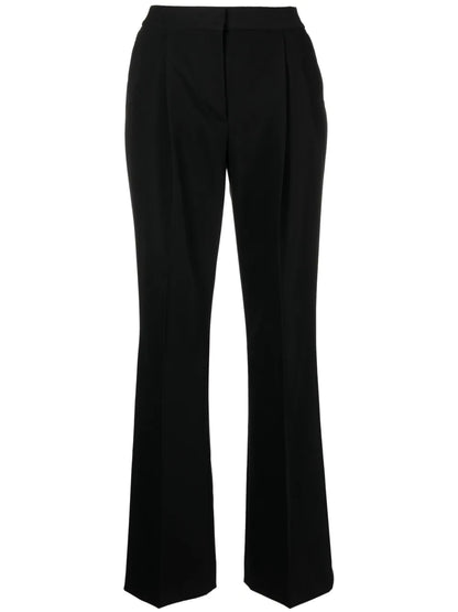 Pleated-Edge Tailored Trousers