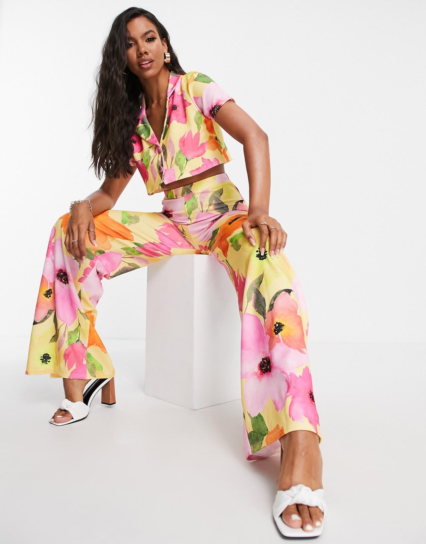 Cropped Blazer Co Ord