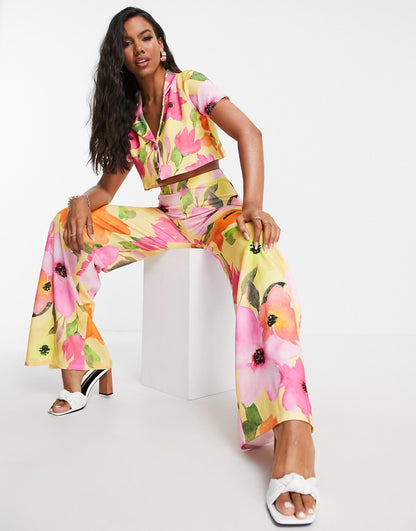 Cropped Blazer Co Ord