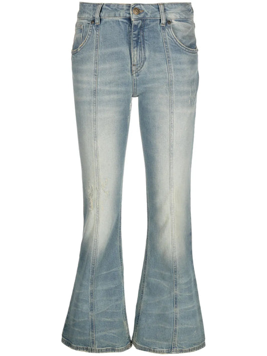Cropped Flared Jeans
