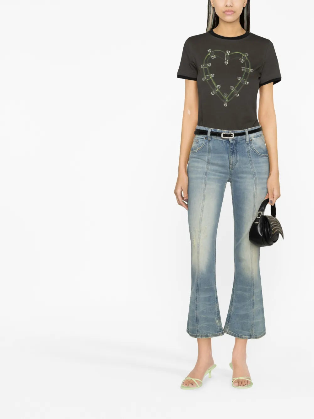 Cropped Flared Jeans