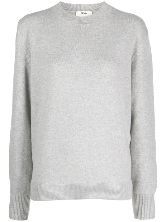 Crew-Neck Wool-Blend Jumper