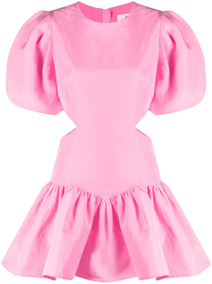Ruffled Cutout Minidress