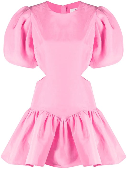 Ruffled Cutout Minidress
